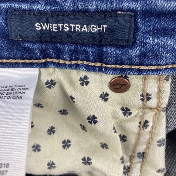 Lucky Brand Women's Size 6 28 Sweet Straight Leg Jeans Medium Wash Y2K Jeans - Picture 7 of 12